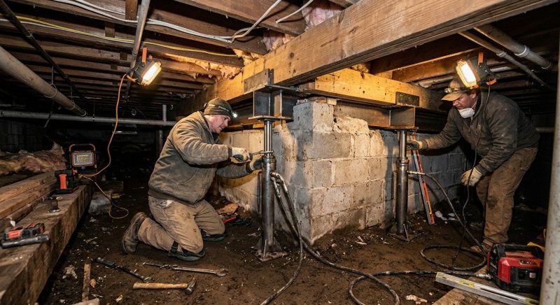 Basement Foundation Repair in Roanoke, VA