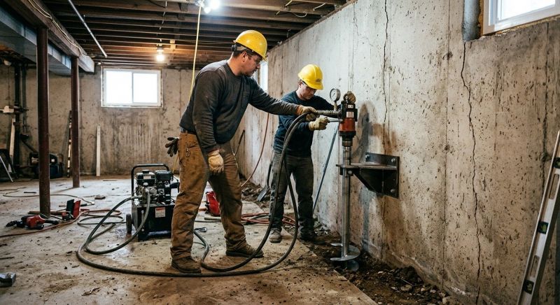 Basement Underpinning in Christiansburg, VA