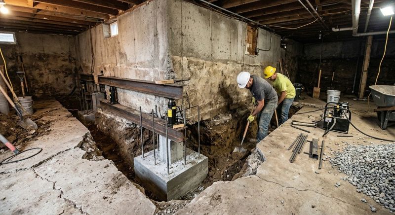 Basement Underpinning in Christiansburg, VA