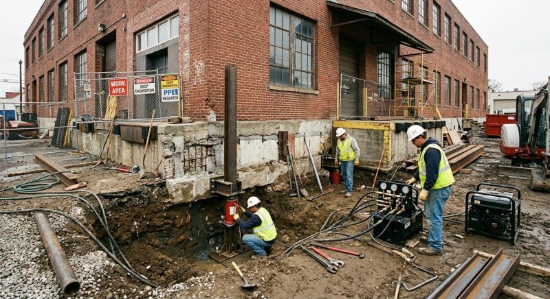 Building Foundation Repair in Boones Mill, VA