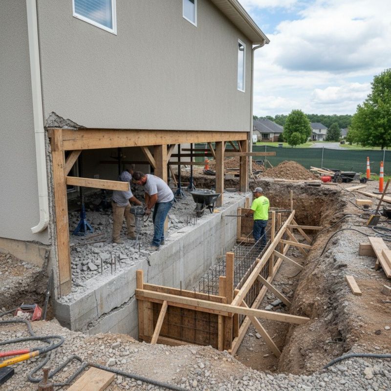 Building Foundation Repair in Floyd, VA