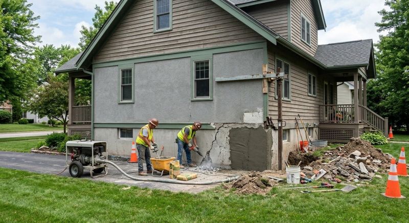 Building Foundation Repair in Roanoke, VA