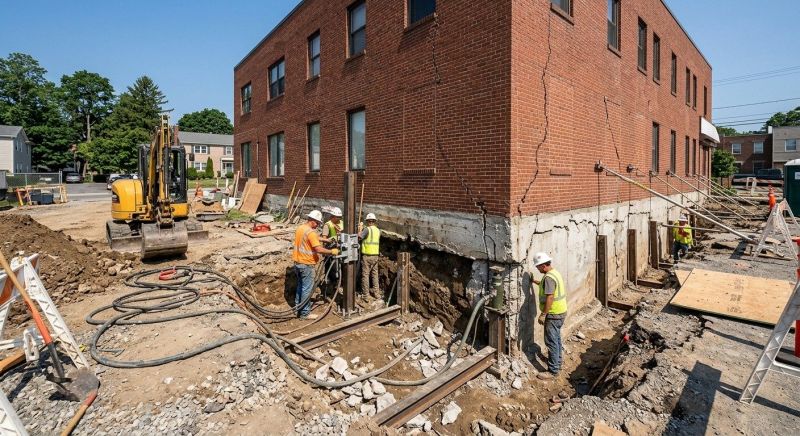 Building Foundation Repair in Roanoke, VA