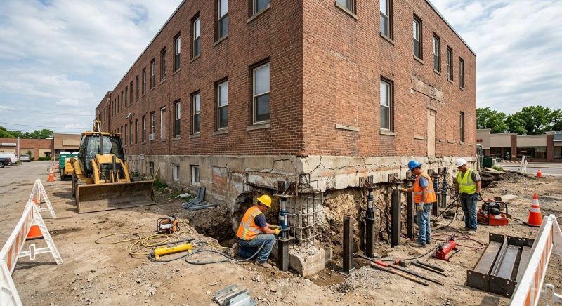 Commercial Foundation Repair in Christiansburg, VA
