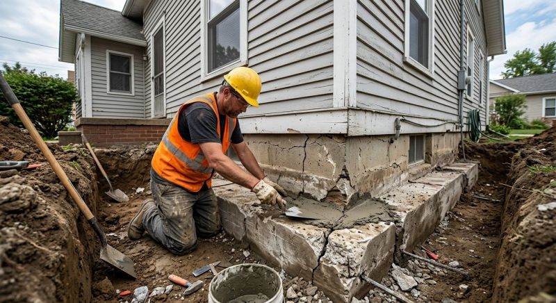 Concrete Foundation Repair in Blacksburg, VA