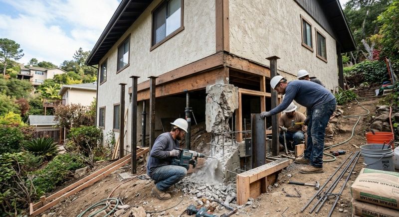 Concrete Foundation Repair in Blacksburg, VA