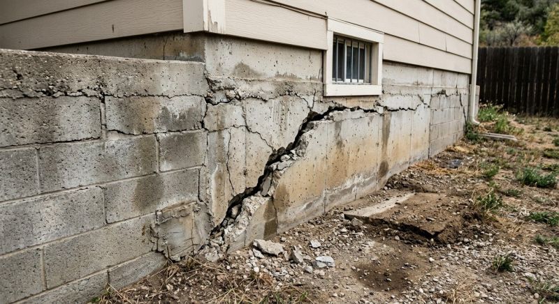 Cracked Foundation Repair in Floyd, VA