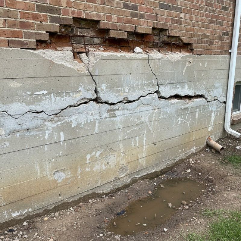 Cracked Foundation Repair in Roanoke, VA