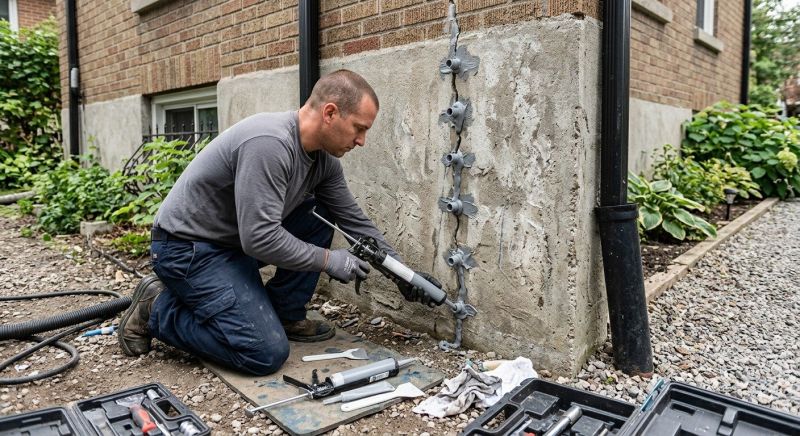 Foundation Crack Repair in Christiansburg, VA