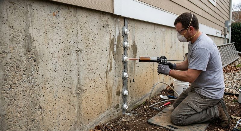 Foundation Cracks Repair in Christiansburg, VA
