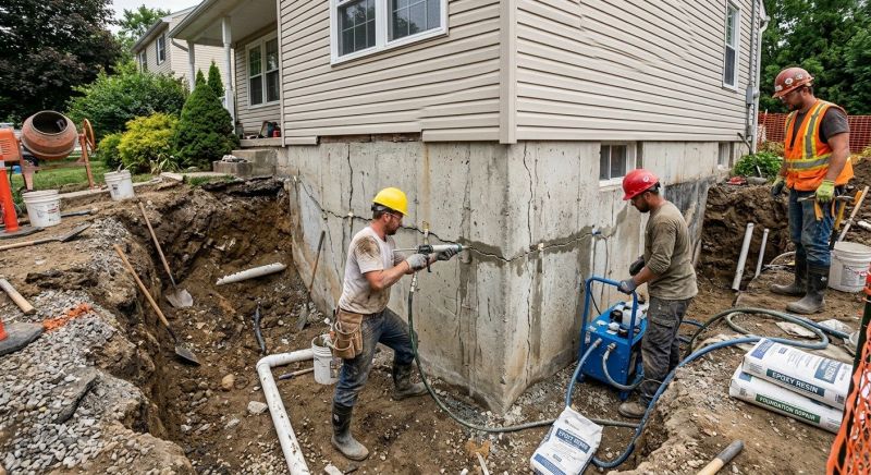 Foundation Damage Repair in Blacksburg, VA