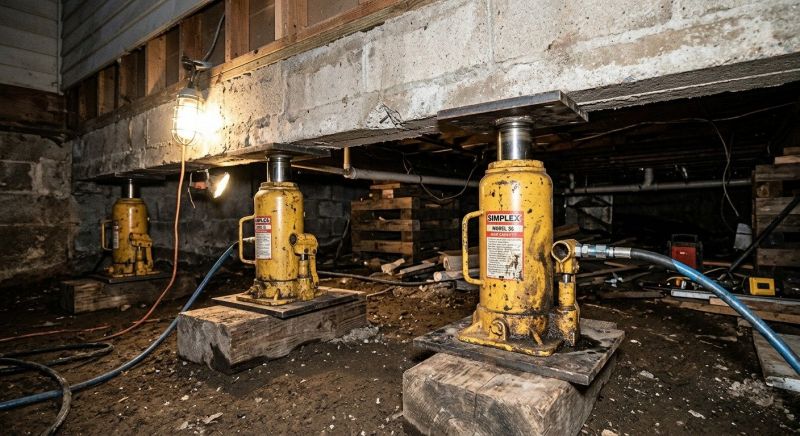 Foundation Jacking in Blacksburg, VA