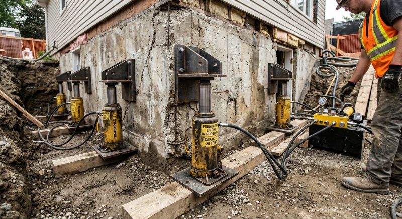 Foundation Jacking in Dublin, VA