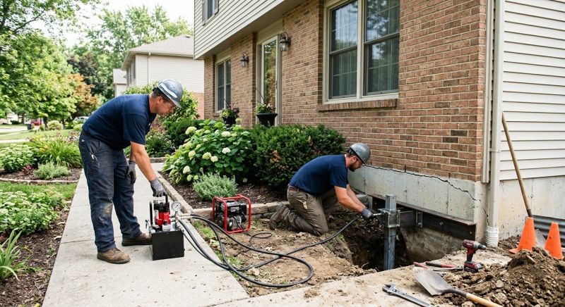 Foundation Jacking in Dublin, VA