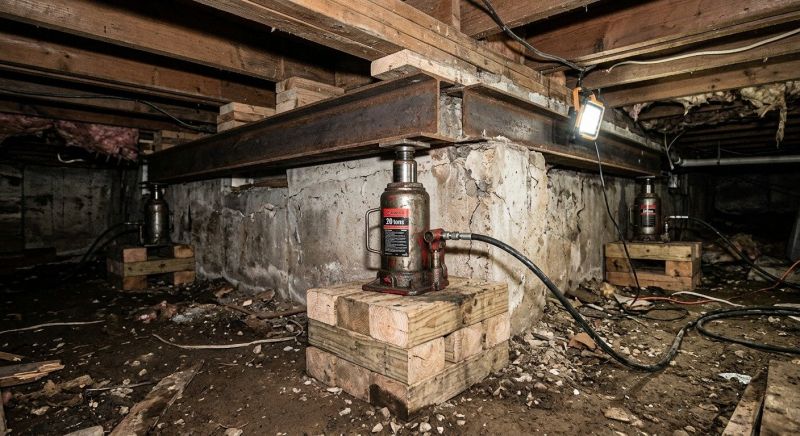 Foundation Jacking in Dublin, VA