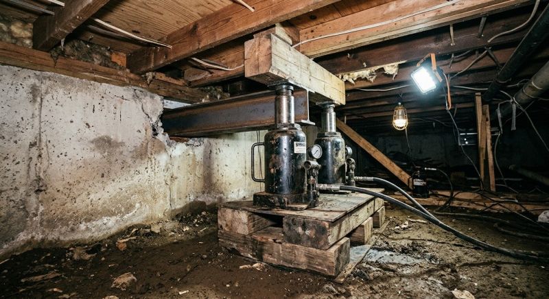 Foundation Jacking in Dublin, VA