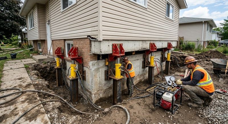 Foundation Lifting in Blacksburg, VA