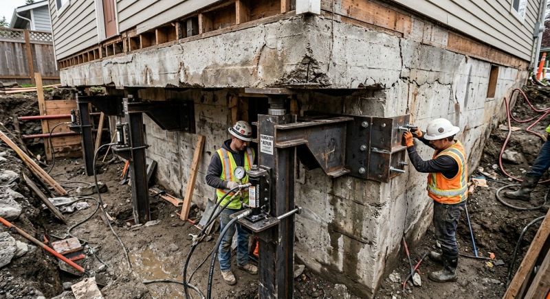 Foundation Lifting in Salem, VA
