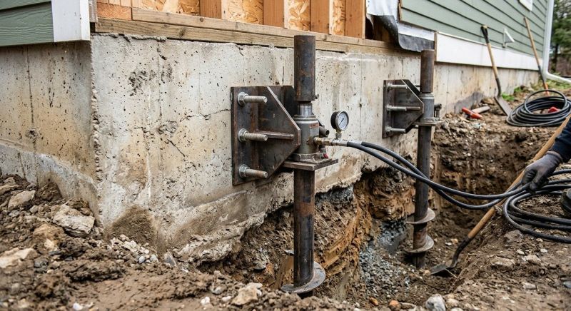 Foundation Pier Leveling in Christiansburg, VA