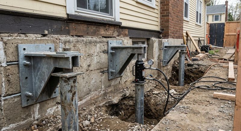 Foundation Pier Leveling in Christiansburg, VA