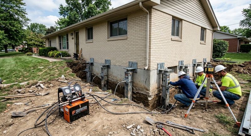 Foundation Pier Leveling in Christiansburg, VA