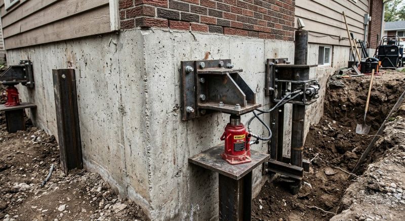 Foundation Pier Leveling in Christiansburg, VA