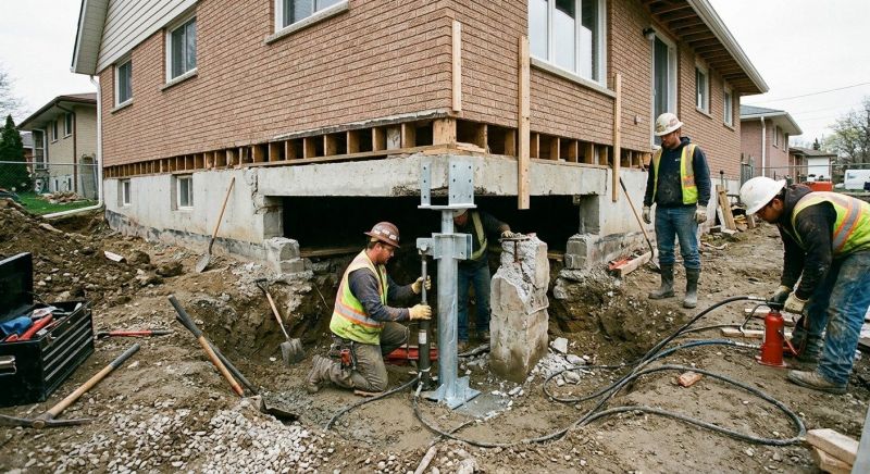 Foundation Pier Repair in Christiansburg, VA