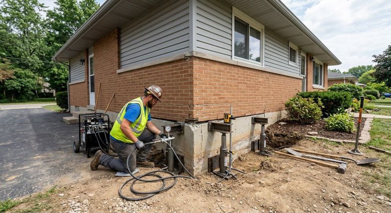 Foundation Releveling in Christiansburg, VA