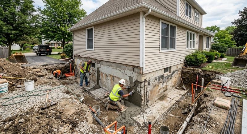 Foundation Restoration in Christiansburg, VA