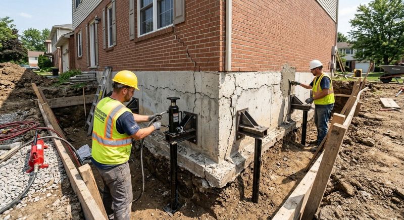 Foundation Structural Repair in Christiansburg, VA