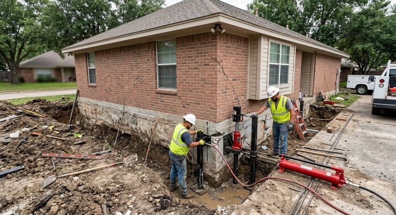 House Foundation Repair in Christiansburg, VA