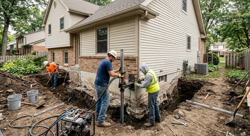 Residential Foundation Repair in Christiansburg, VA