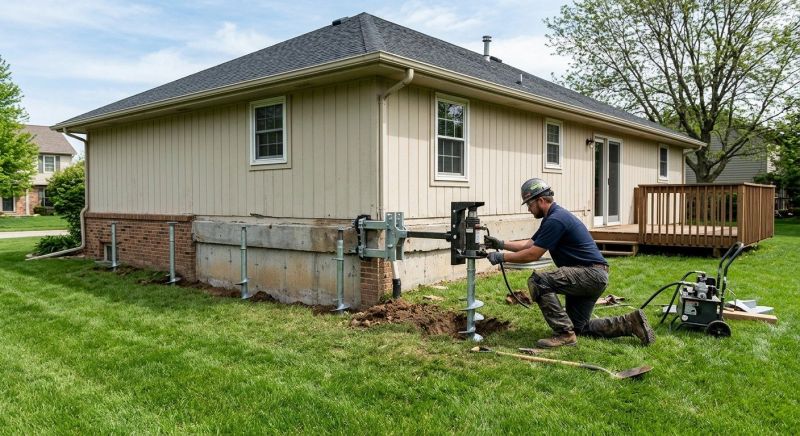 Settling Foundation Service in Boones Mill, VA