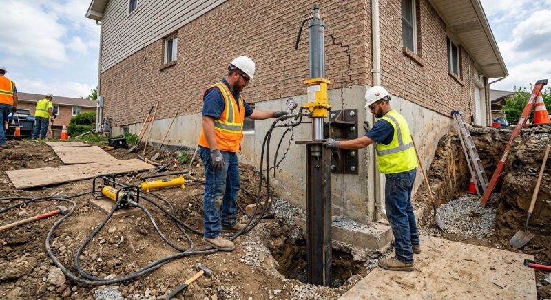 Settling Foundation Service in Dublin, VA