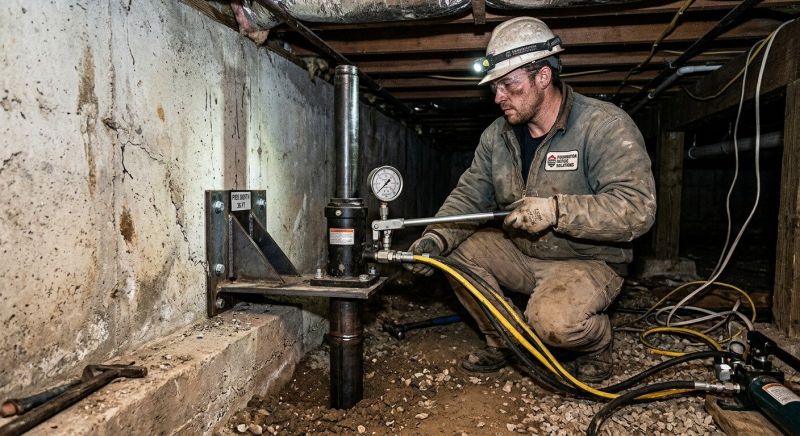Settling Foundation Service in Roanoke, VA