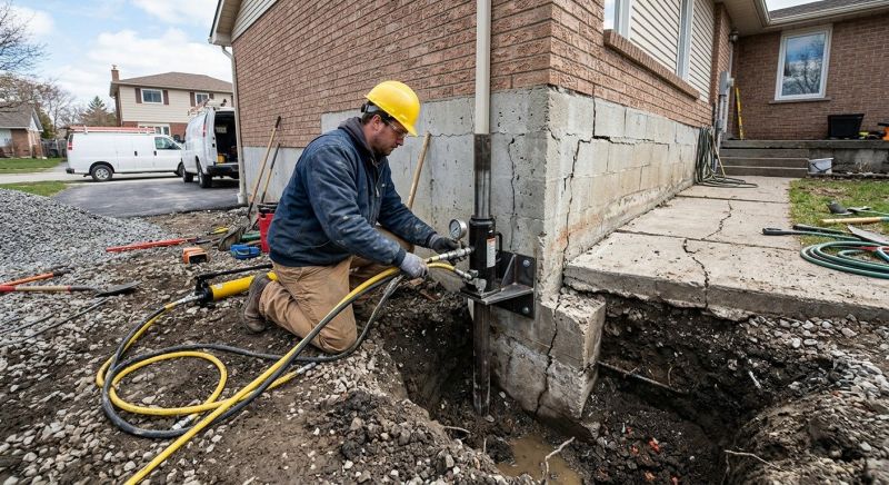 Sinking Foundation Repair in Boones Mill, VA
