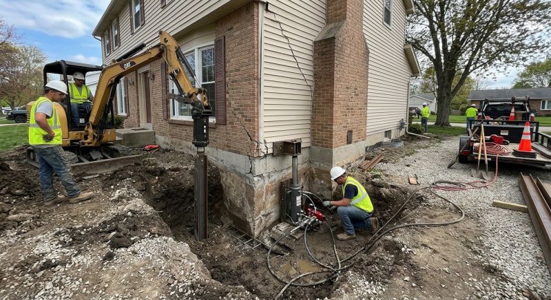 Sinking Foundation Repair in Boones Mill, VA