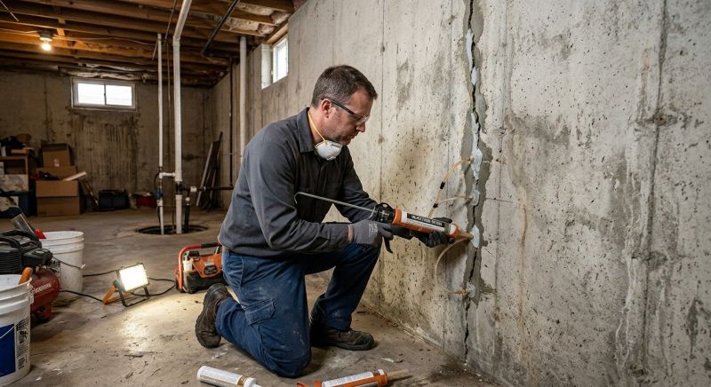 Structural Crack Repair in Christiansburg, VA