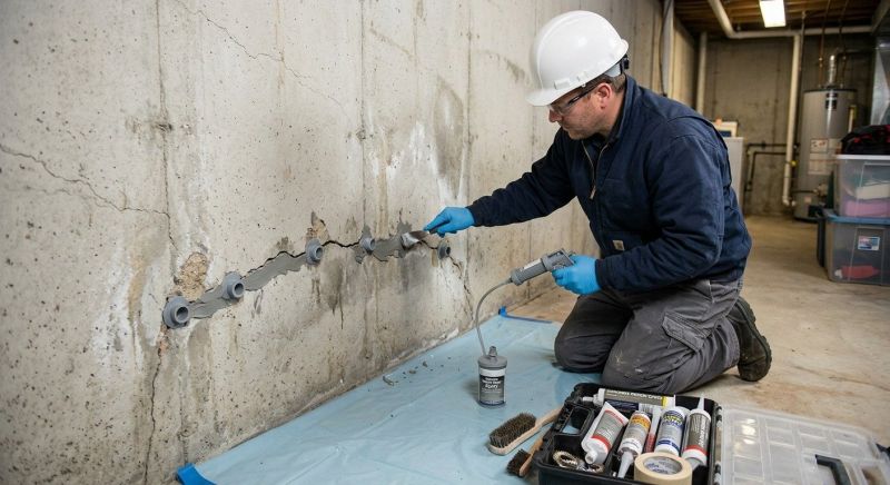 Structural Crack Repair in Christiansburg, VA