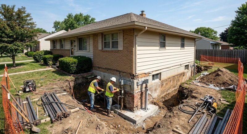Structural Foundation Repair in Christiansburg, VA