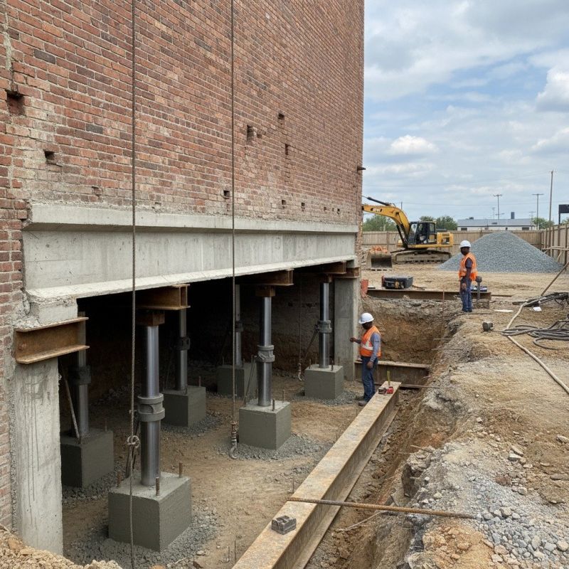 Structural Underpinning in Christiansburg, VA