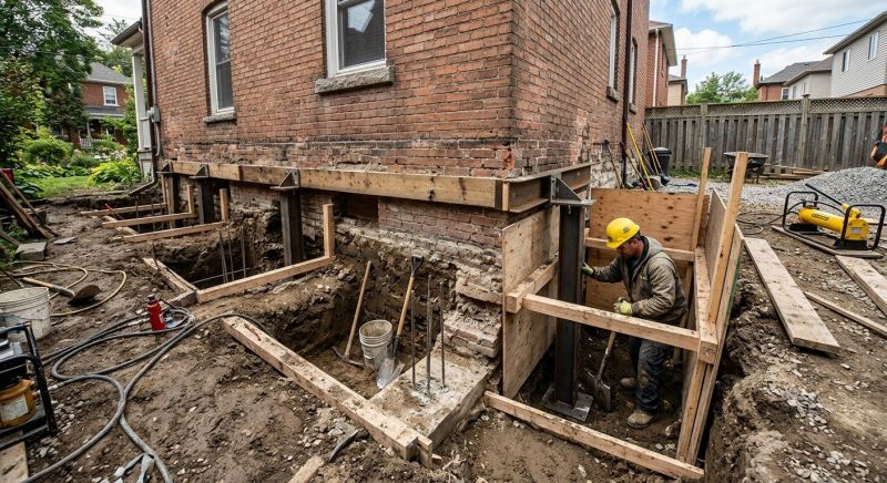 Structural Underpinning in Christiansburg, VA