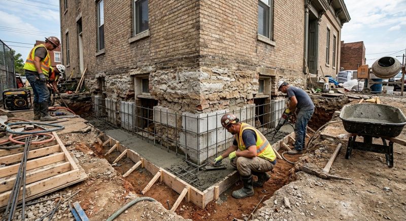 Underpinning Repair in Christiansburg, VA